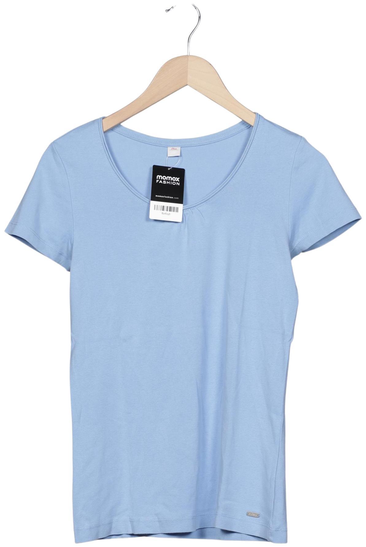 

s.Oliver Damen T-Shirt, blau, Gr. 40