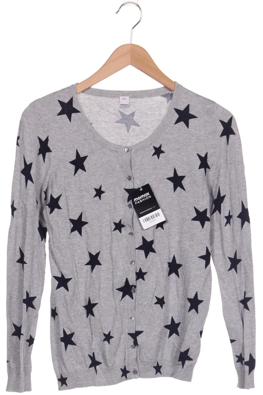 

s.Oliver Damen Strickjacke, grau