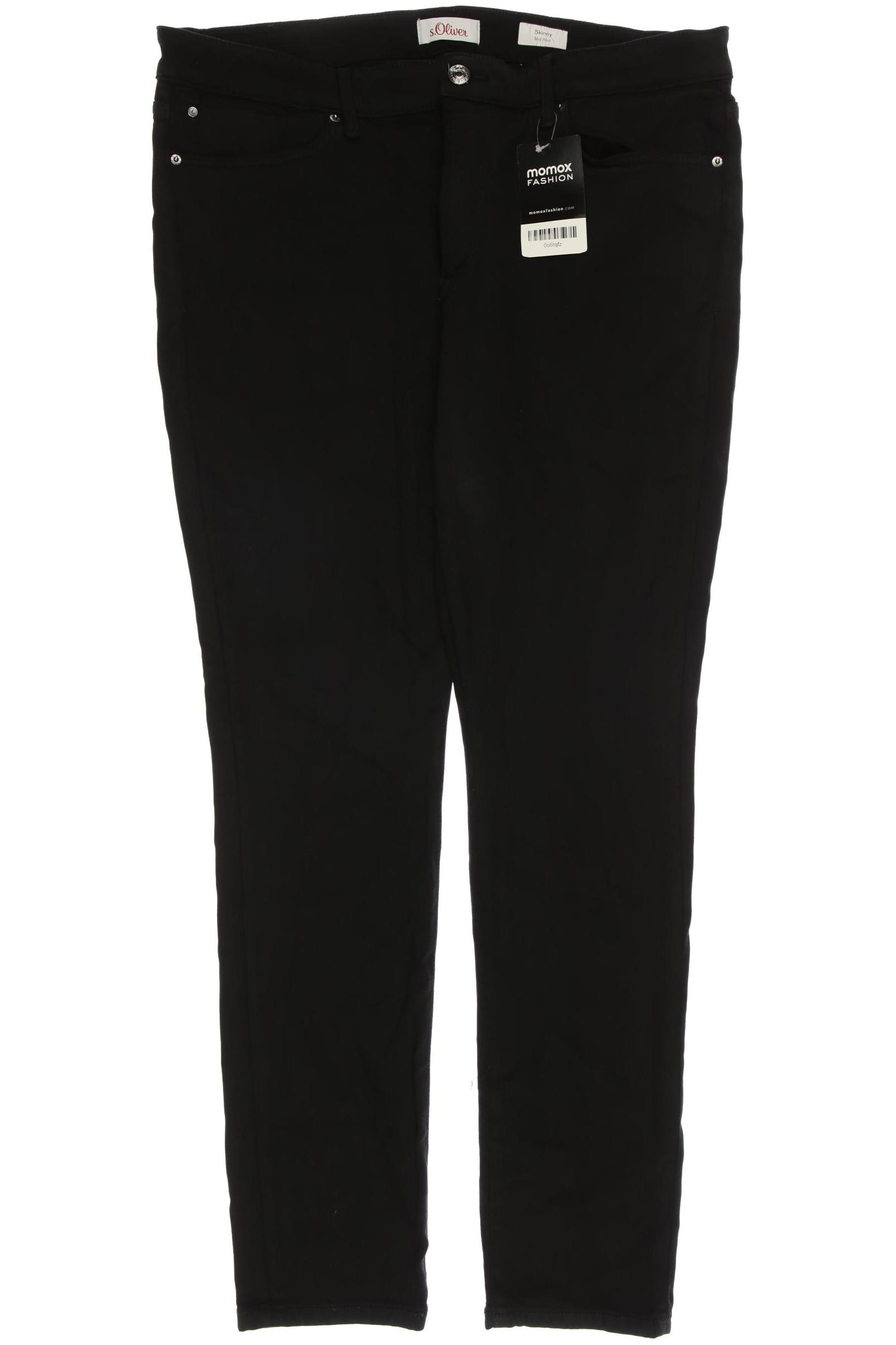 

s.Oliver Damen Jeans, schwarz