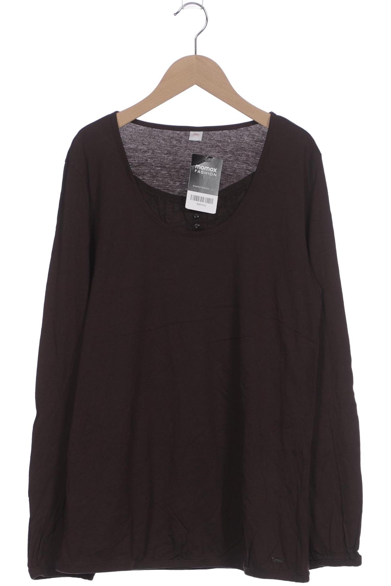 

s.Oliver Damen Langarmshirt, braun, Gr. 44