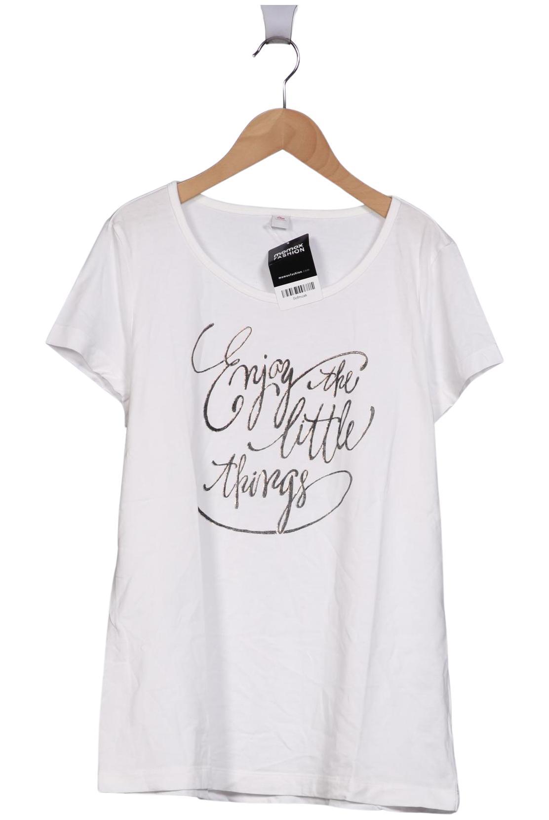 

s.Oliver Damen T-Shirt, weiß, Gr. 42