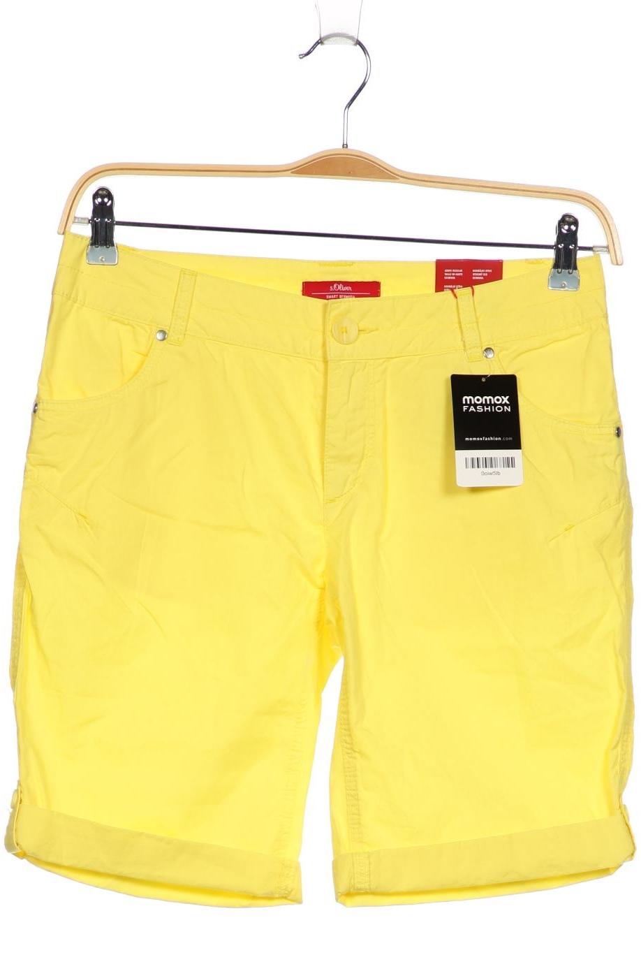 

s.Oliver Damen Shorts, gelb, Gr. 36