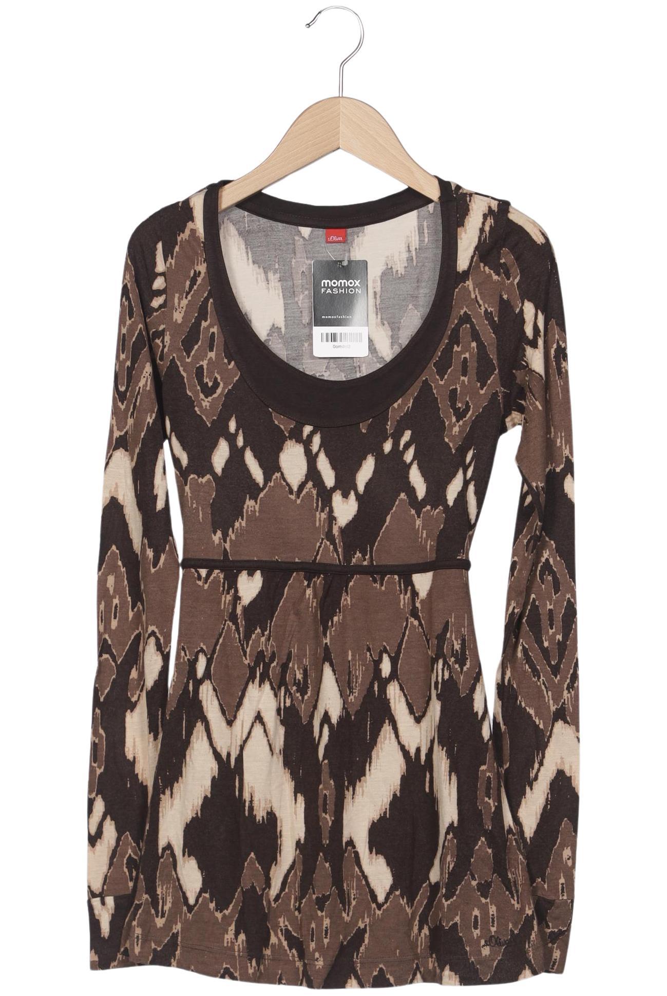 

s.Oliver Damen Langarmshirt, mehrfarbig, Gr. 34