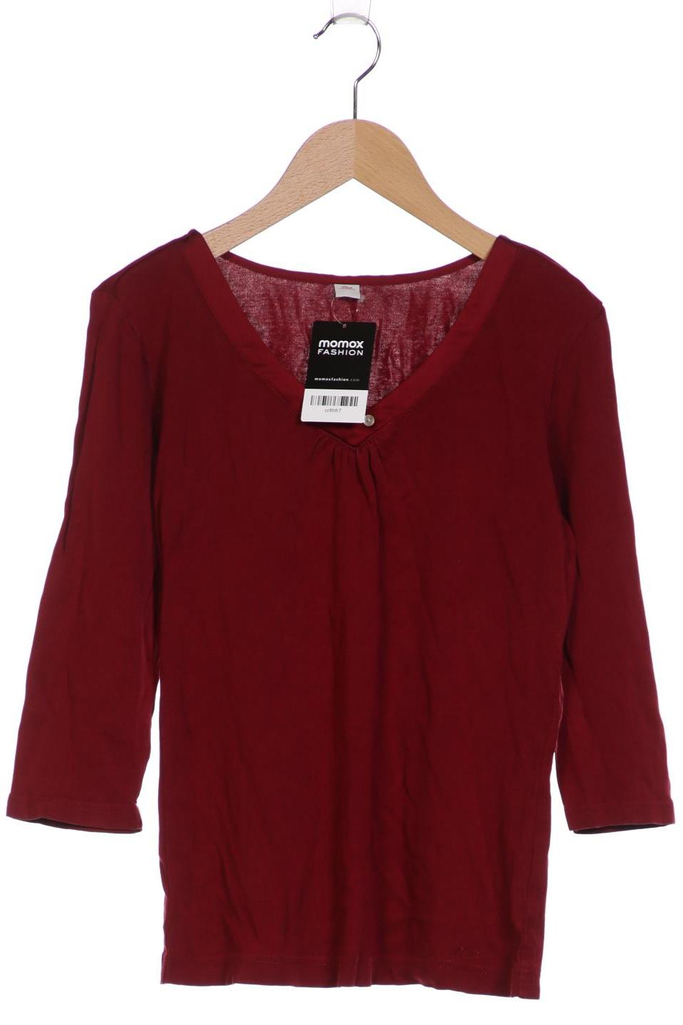 Thumbnail - s.Oliver Damen Langarmshirt, bordeaux, Gr. 36