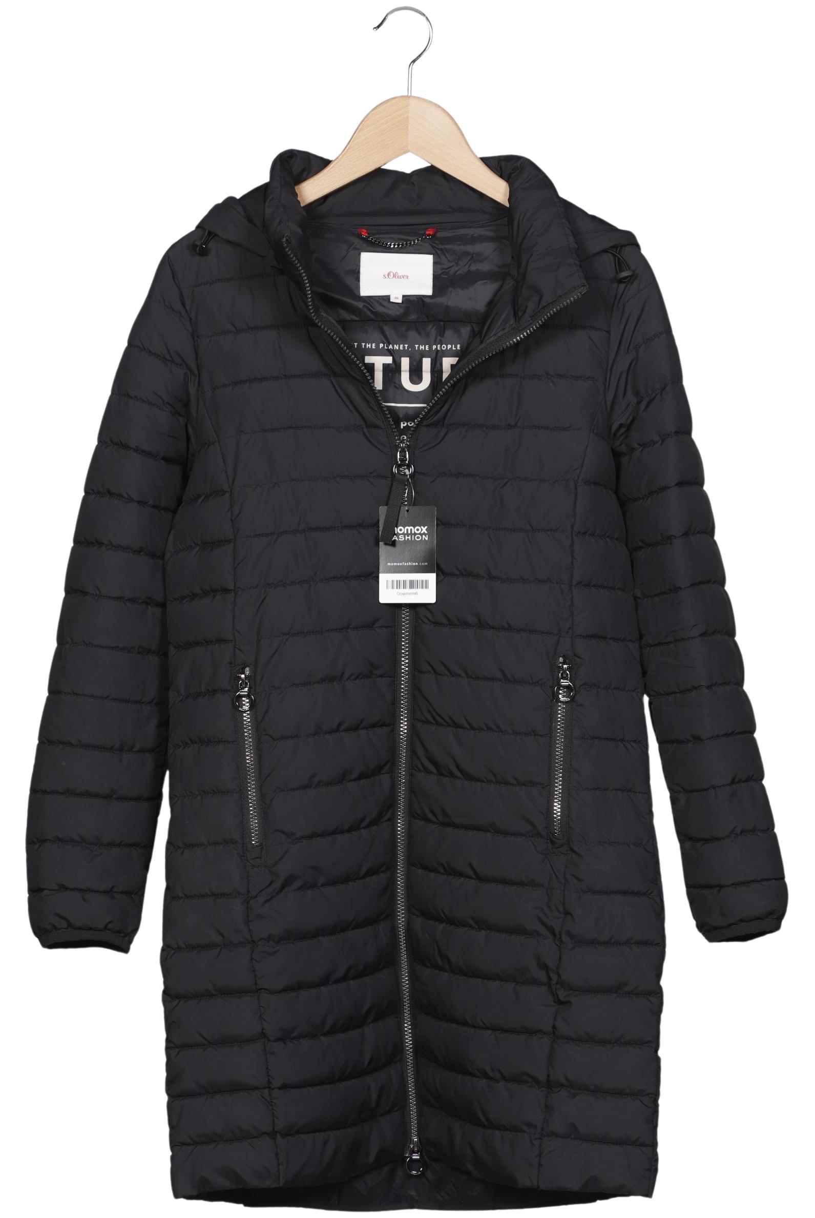 

s.Oliver Damen Mantel, schwarz, Gr. 36