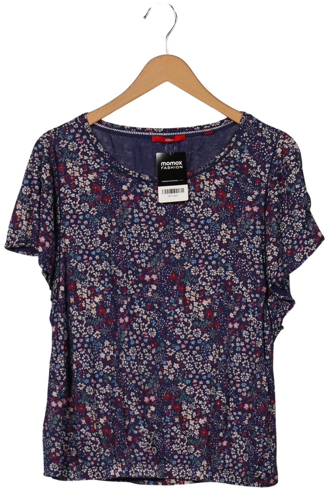 

s.Oliver Damen T-Shirt, blau, Gr. 40