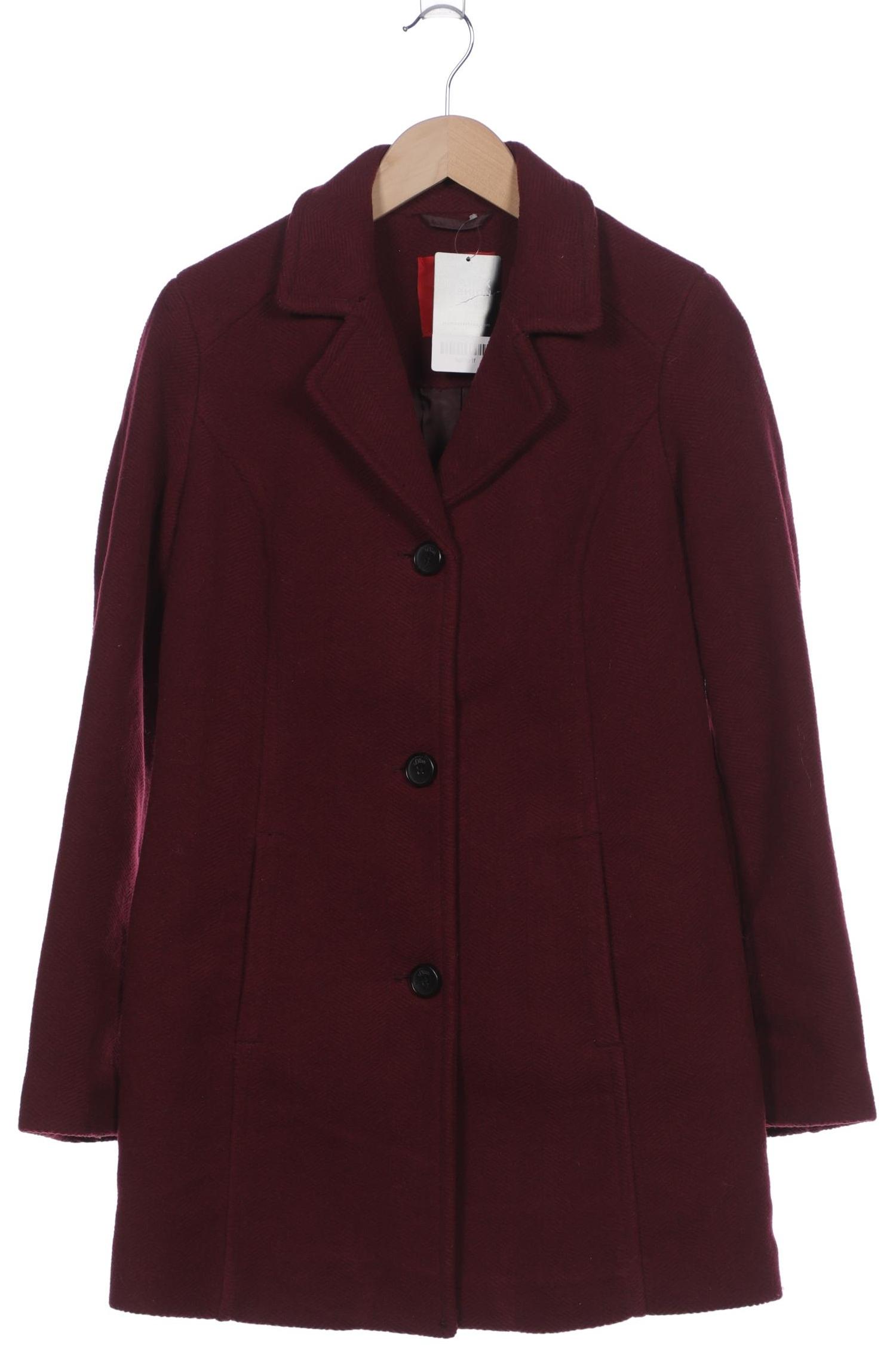 

s.Oliver Damen Mantel, bordeaux, Gr. 38