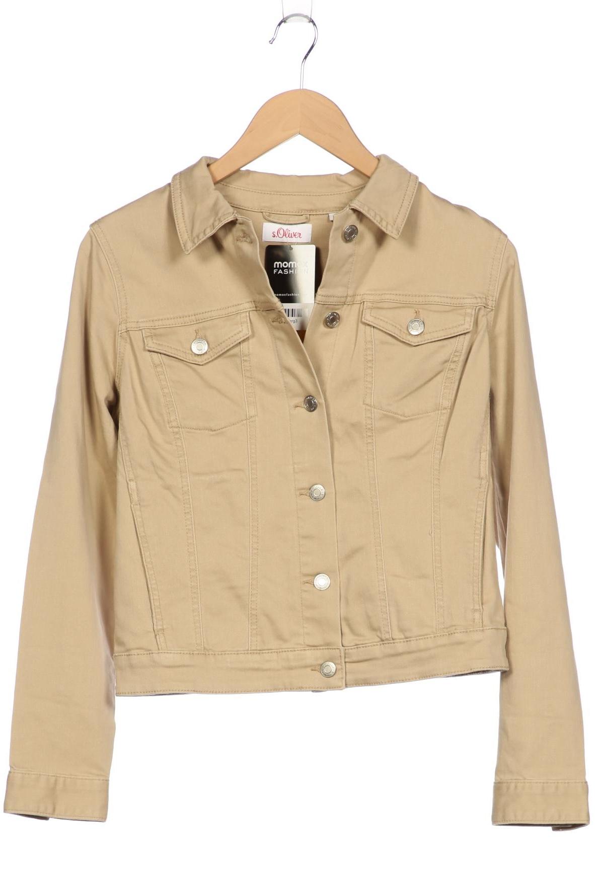 

s.Oliver Damen Jacke, beige, Gr. 38