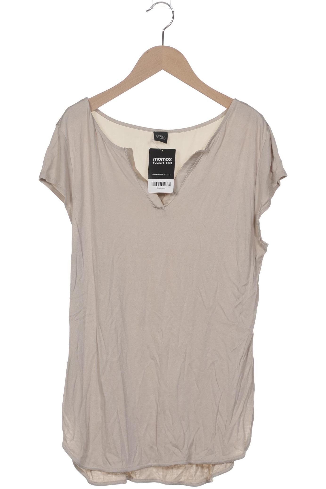 

s.Oliver Damen T-Shirt, beige, Gr. 42