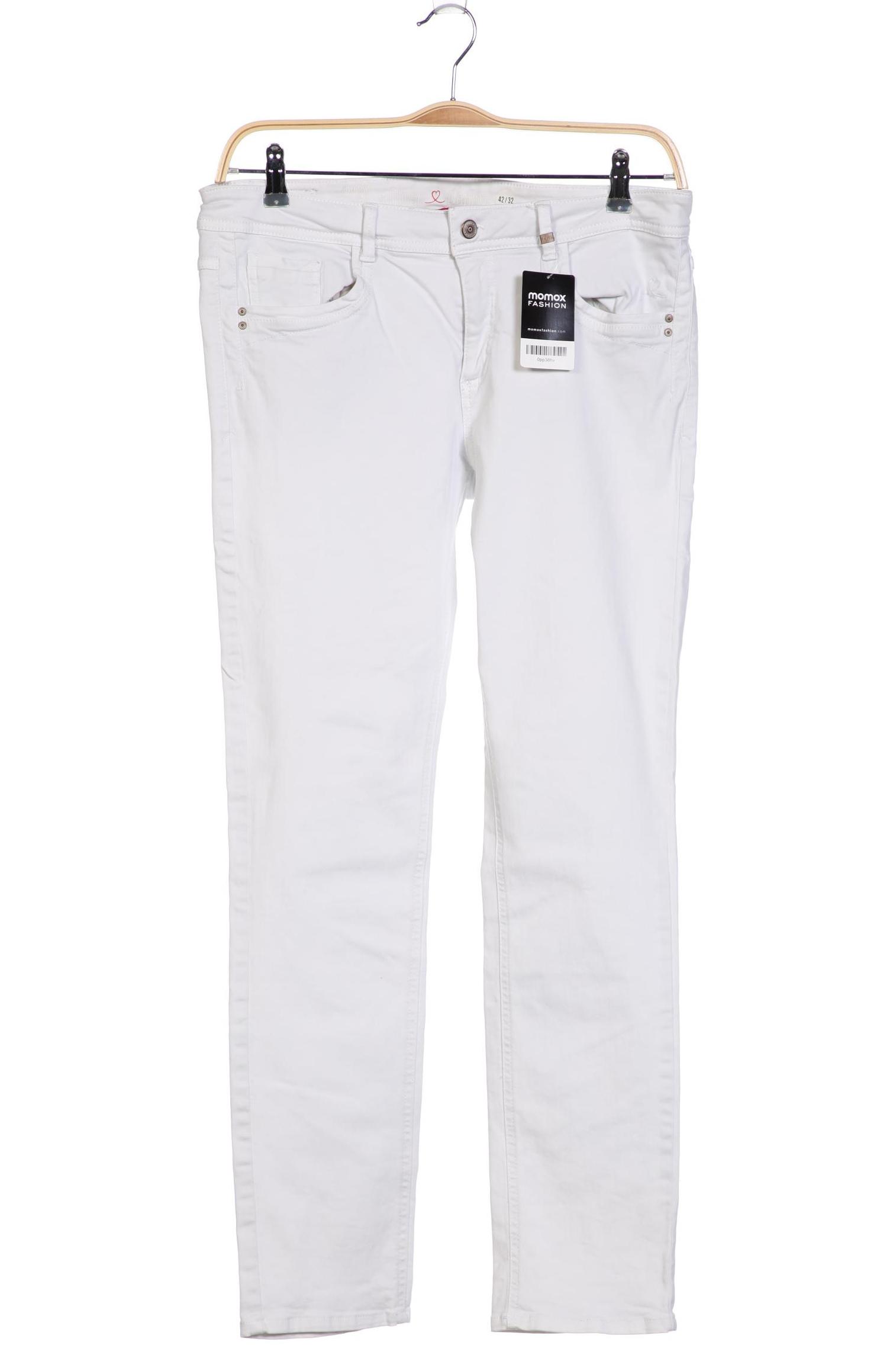 

s.Oliver Damen Jeans, weiß