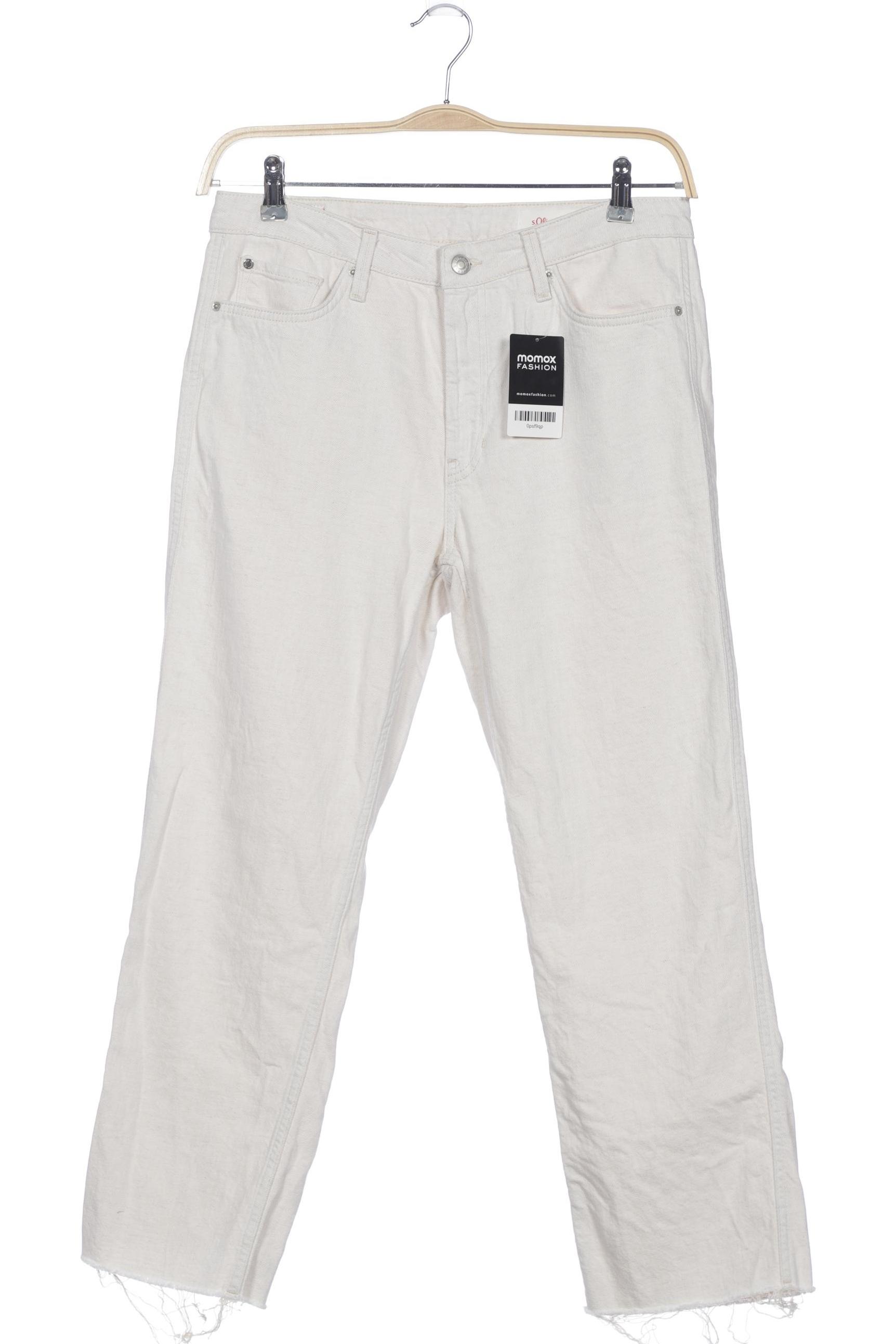 

s.Oliver Damen Jeans, cremeweiß, Gr. 38