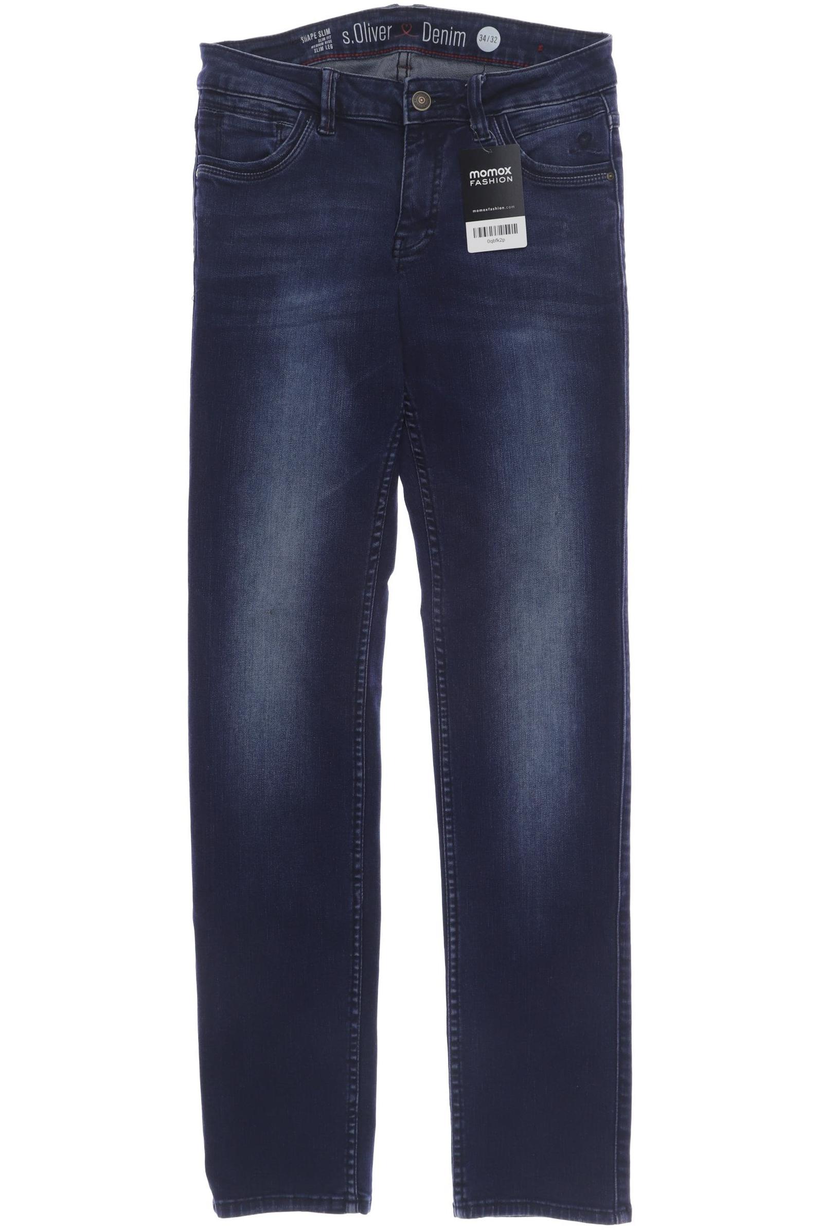 

s.Oliver Damen Jeans, blau