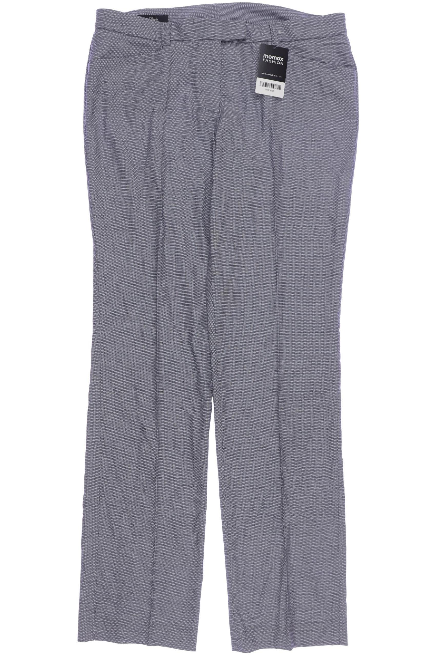 

s.Oliver Damen Stoffhose, blau, Gr. 40