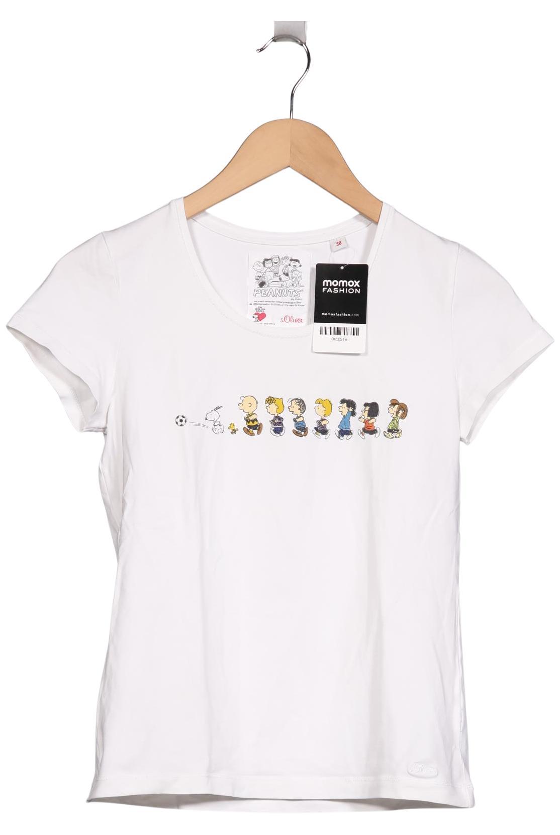 

s.Oliver Damen T-Shirt, weiß, Gr. 38