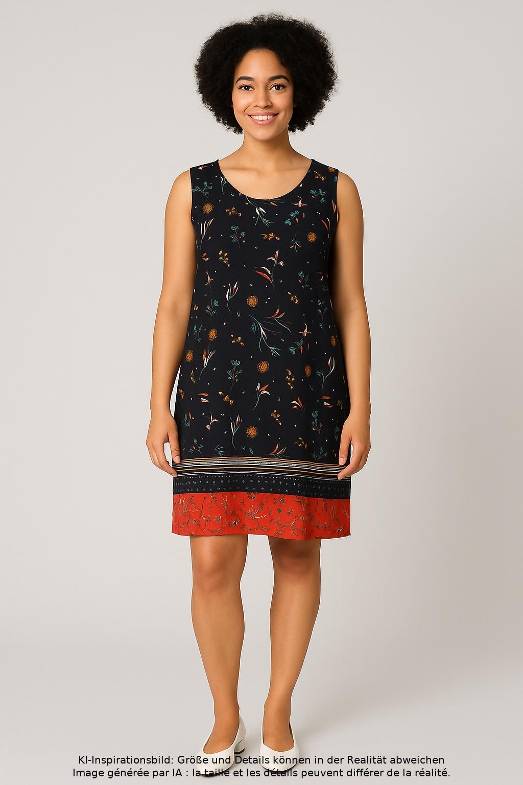 

s.Oliver Damen Kleid, mehrfarbig, Gr. 44