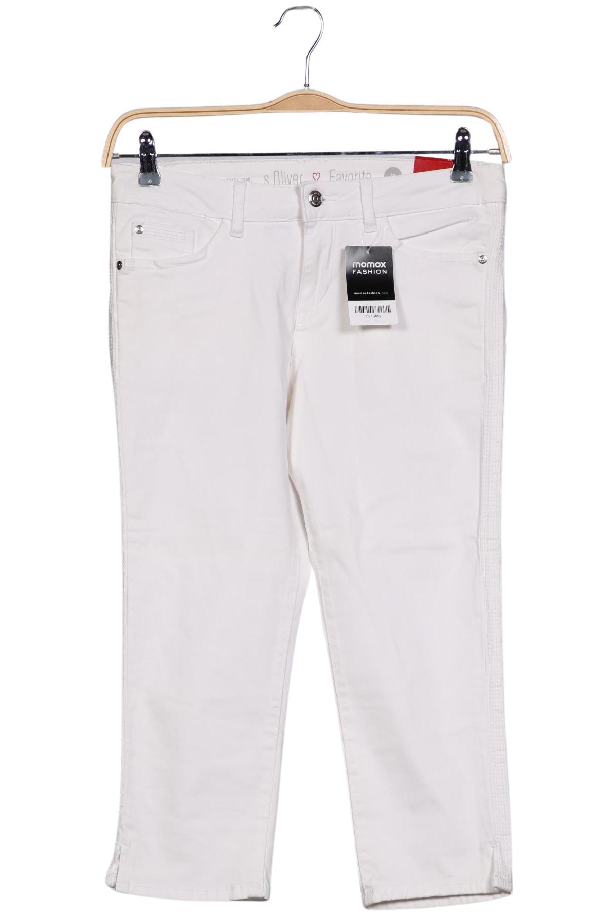 

s.Oliver Damen Jeans, weiß, Gr. 38