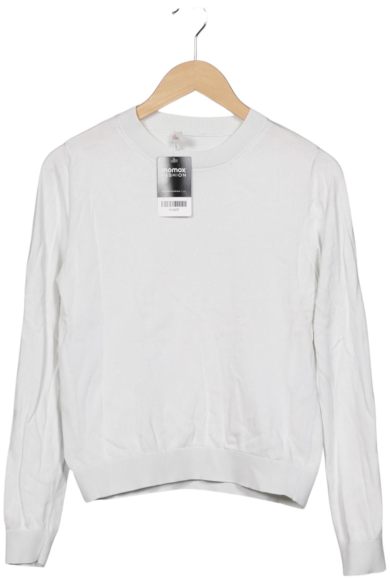 

s.Oliver Damen Pullover, weiß, Gr. 36