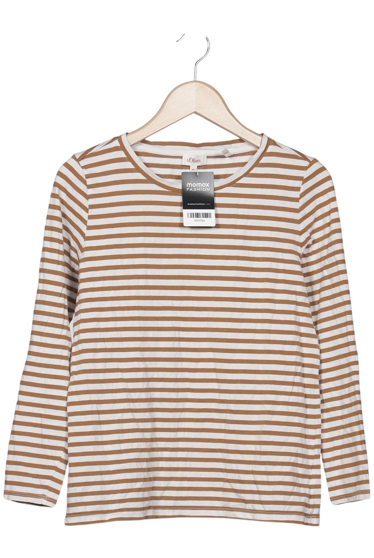 

s.Oliver Damen Langarmshirt, mehrfarbig, Gr. 40