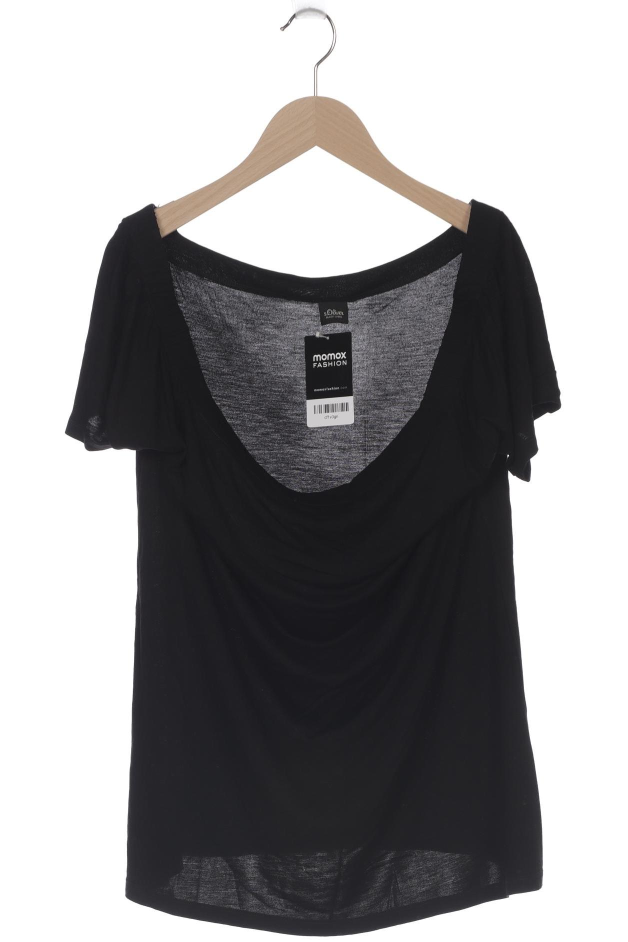 

s.Oliver Damen T-Shirt, schwarz, Gr. 44
