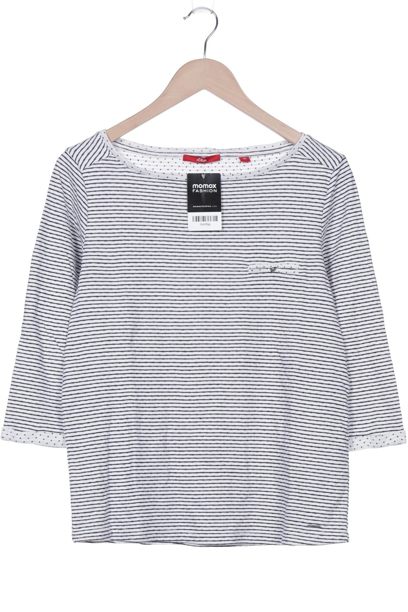 

s.Oliver Damen Langarmshirt, grau, Gr. 36