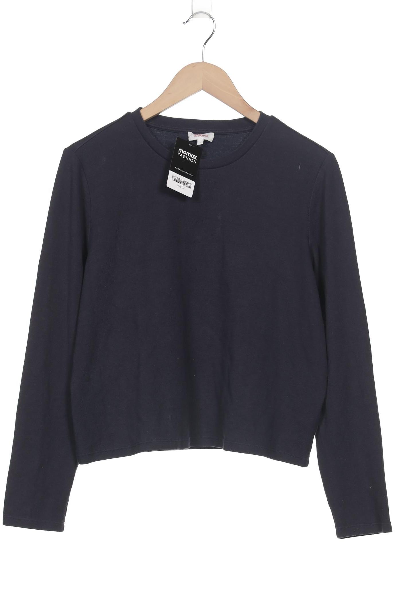 

s.Oliver Damen Langarmshirt, marineblau, Gr. 42