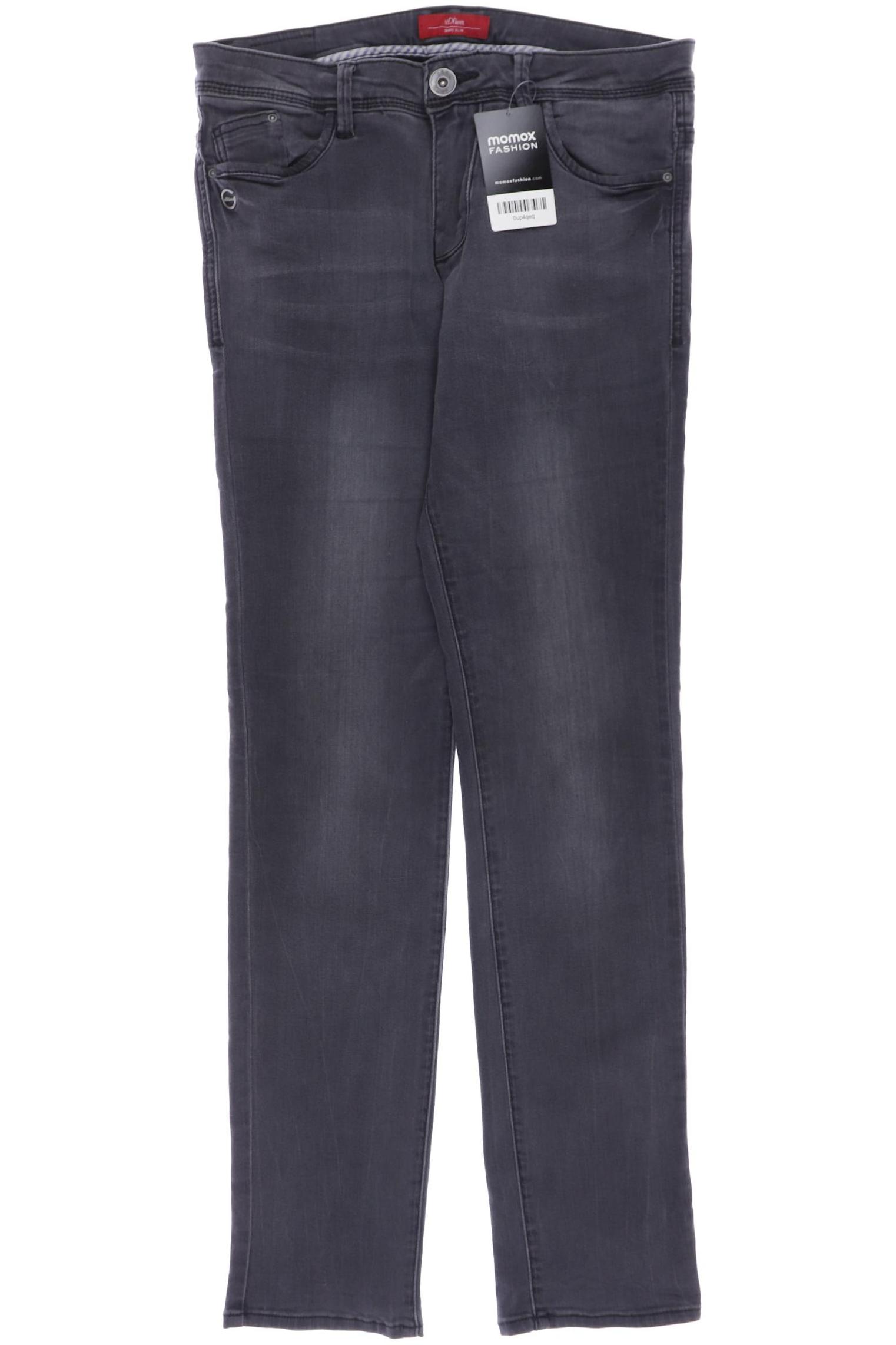 

s.Oliver Damen Jeans, grau