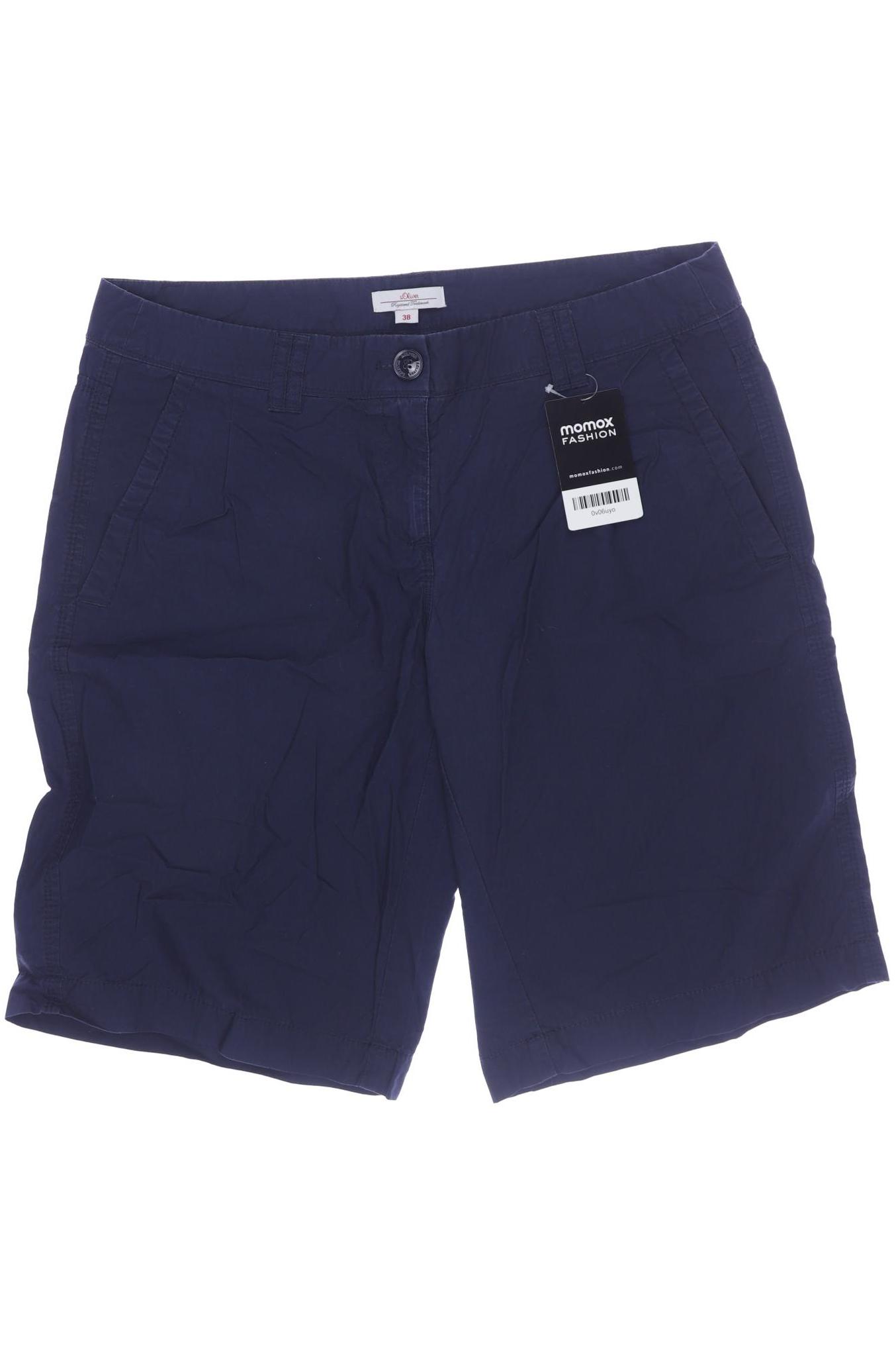 

s.Oliver Damen Shorts, marineblau