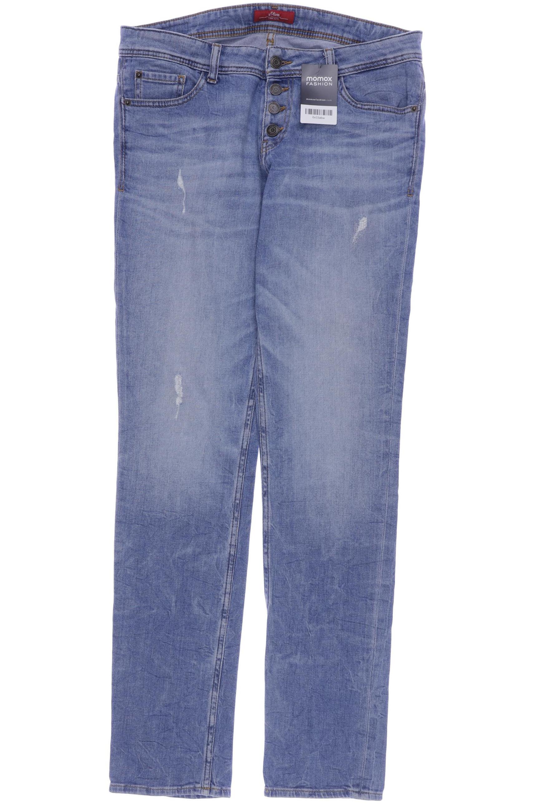 

s.Oliver Damen Jeans, blau