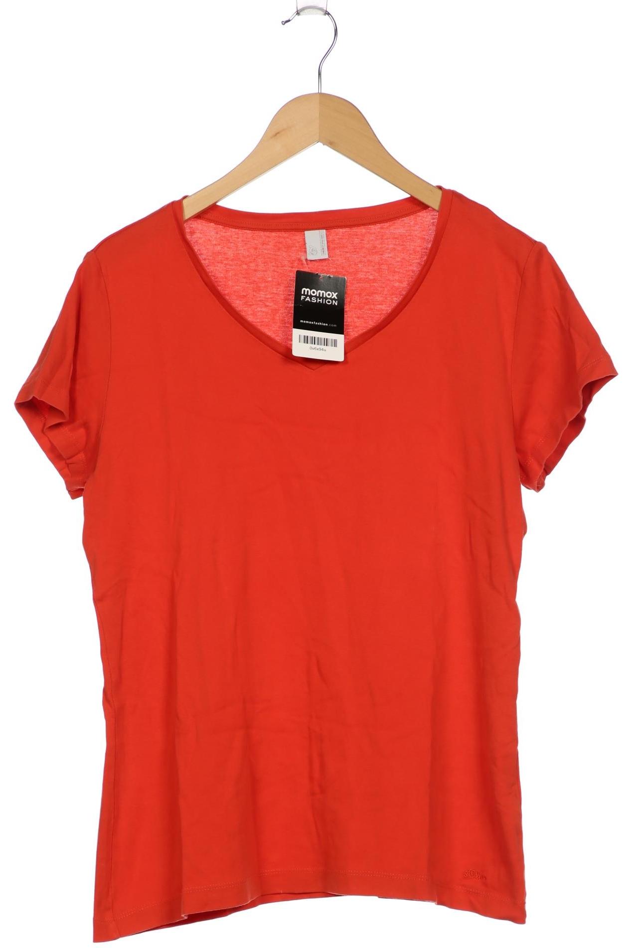 

s.Oliver Damen T-Shirt, orange, Gr. 46