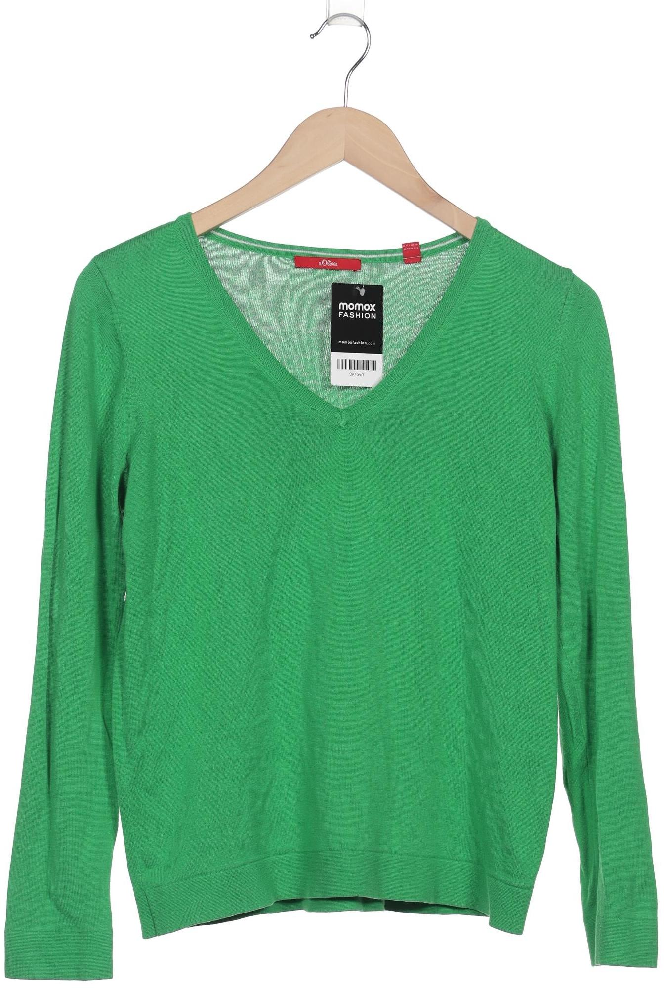 

s.Oliver Damen Pullover, grün, Gr. 38