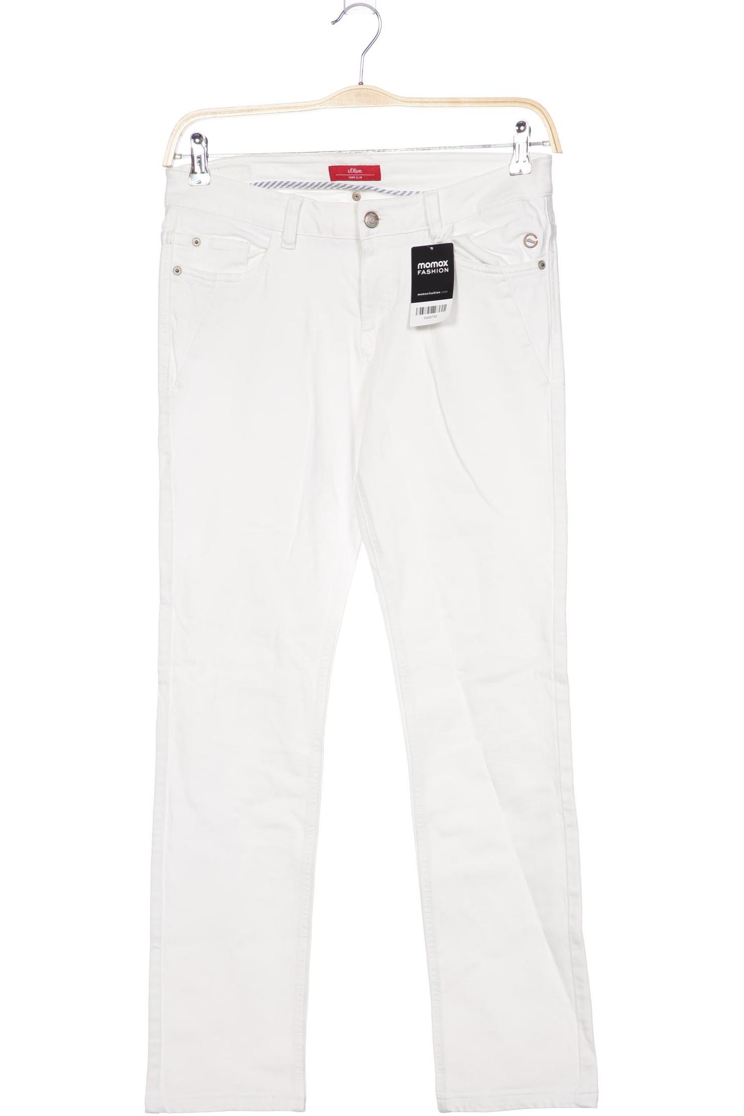 

s.Oliver Damen Jeans, weiß, Gr. 0