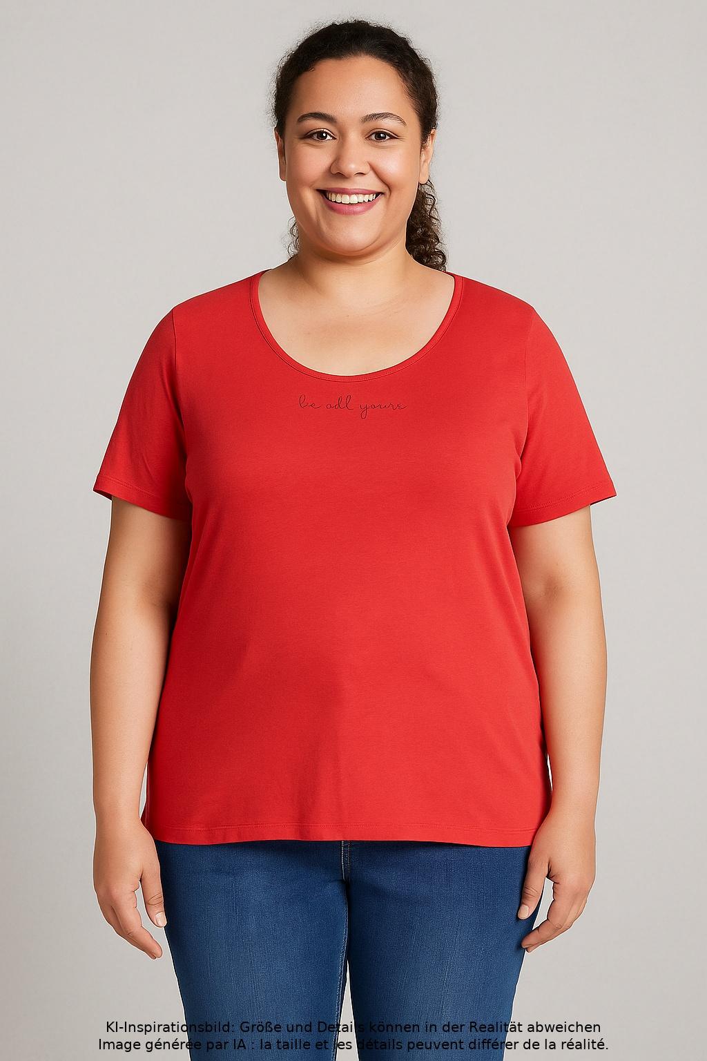

s.Oliver Damen T-Shirt, rot, Gr. 46