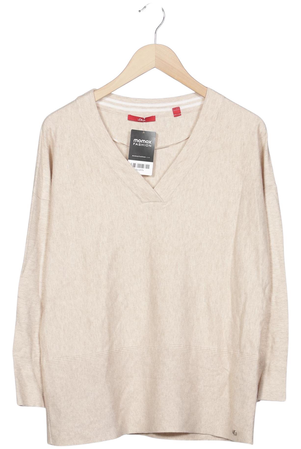 

s.Oliver Damen Pullover, beige, Gr. 42