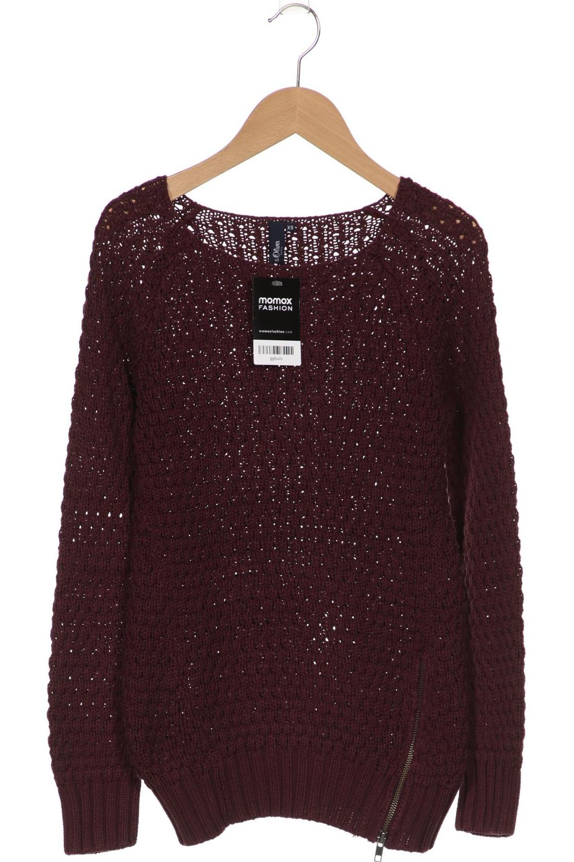 

s.Oliver Damen Pullover, bordeaux, Gr. 34