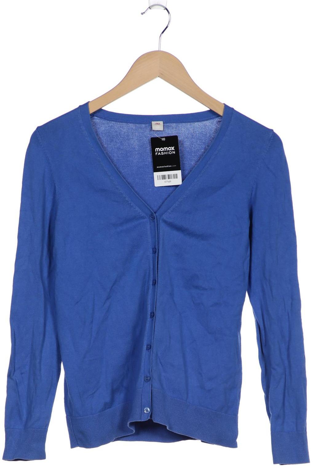 

s.Oliver Damen Strickjacke, blau