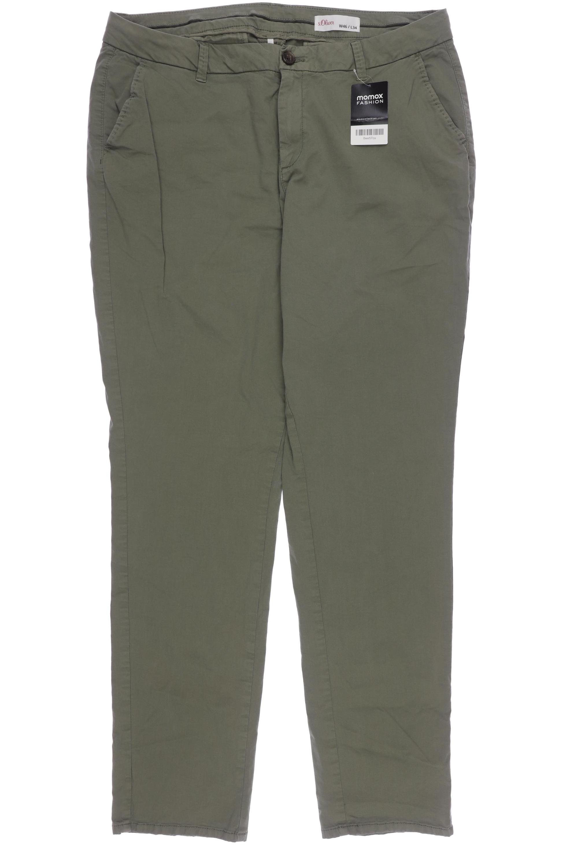 

s.Oliver Damen Stoffhose, grün, Gr. 46