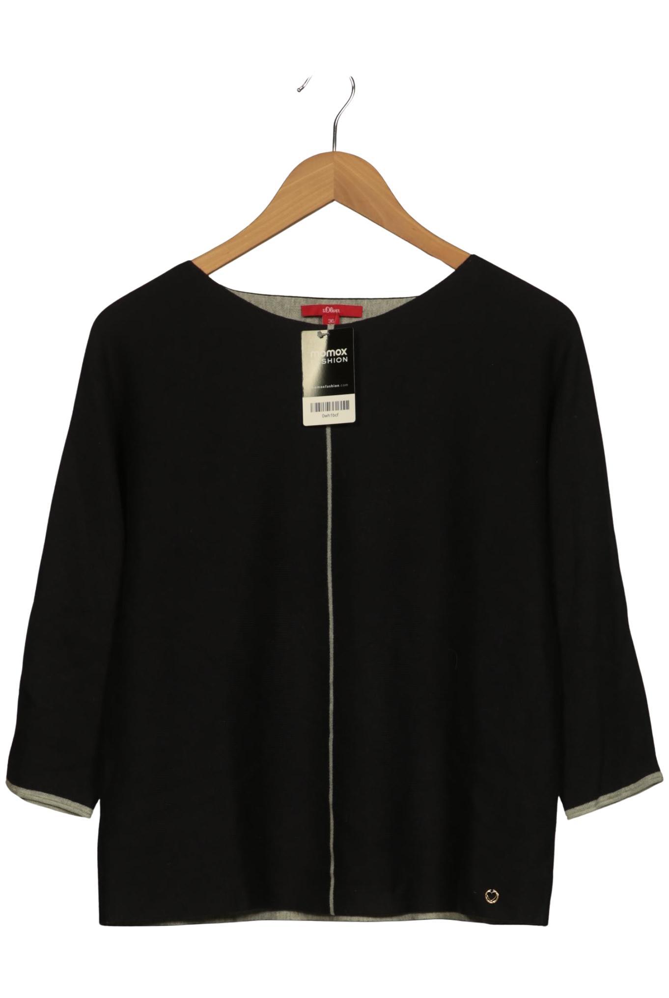 

s.Oliver Damen Pullover, schwarz, Gr. 36