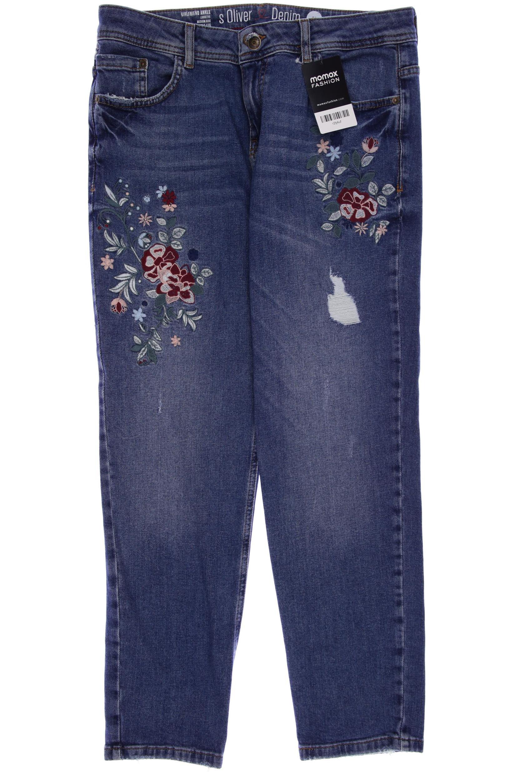 

s.Oliver Damen Jeans, blau