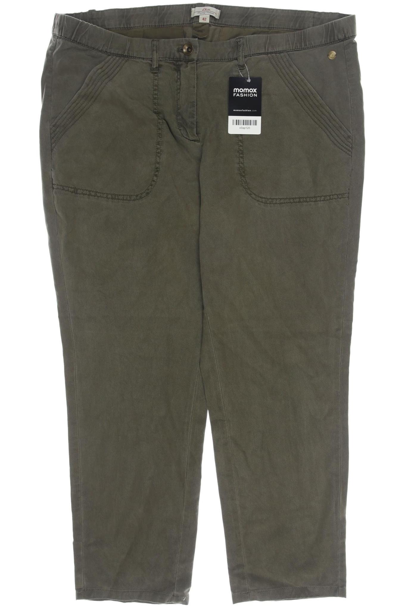 

s.Oliver Damen Stoffhose, grün, Gr. 42