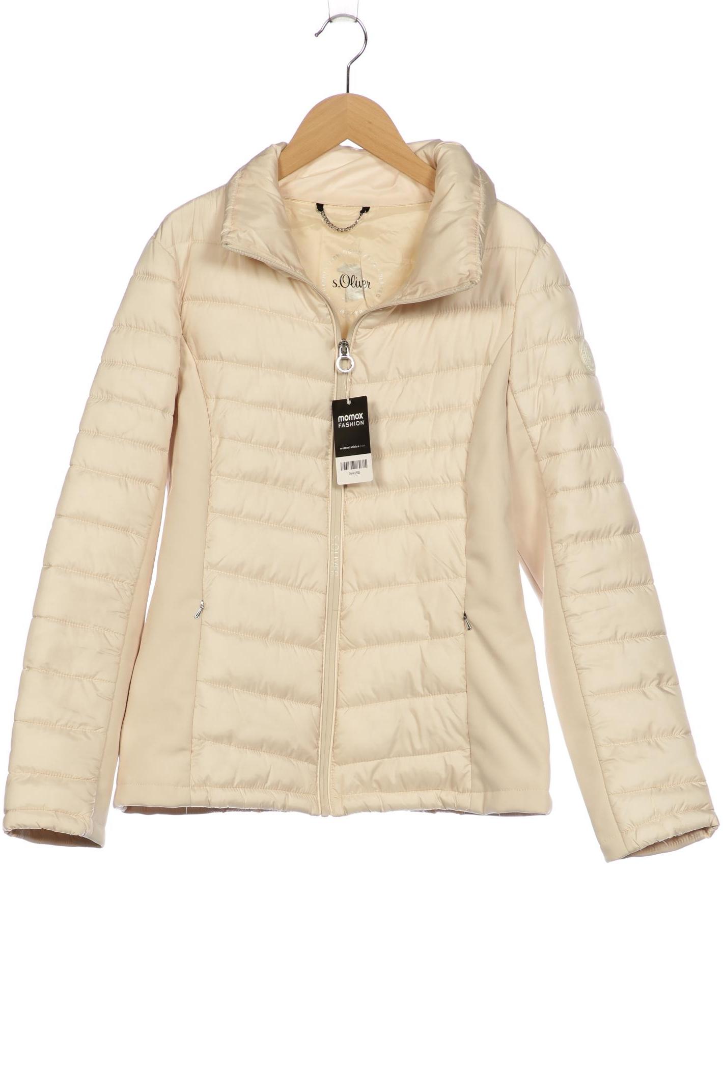 

s.Oliver Damen Jacke, cremeweiß, Gr. 40