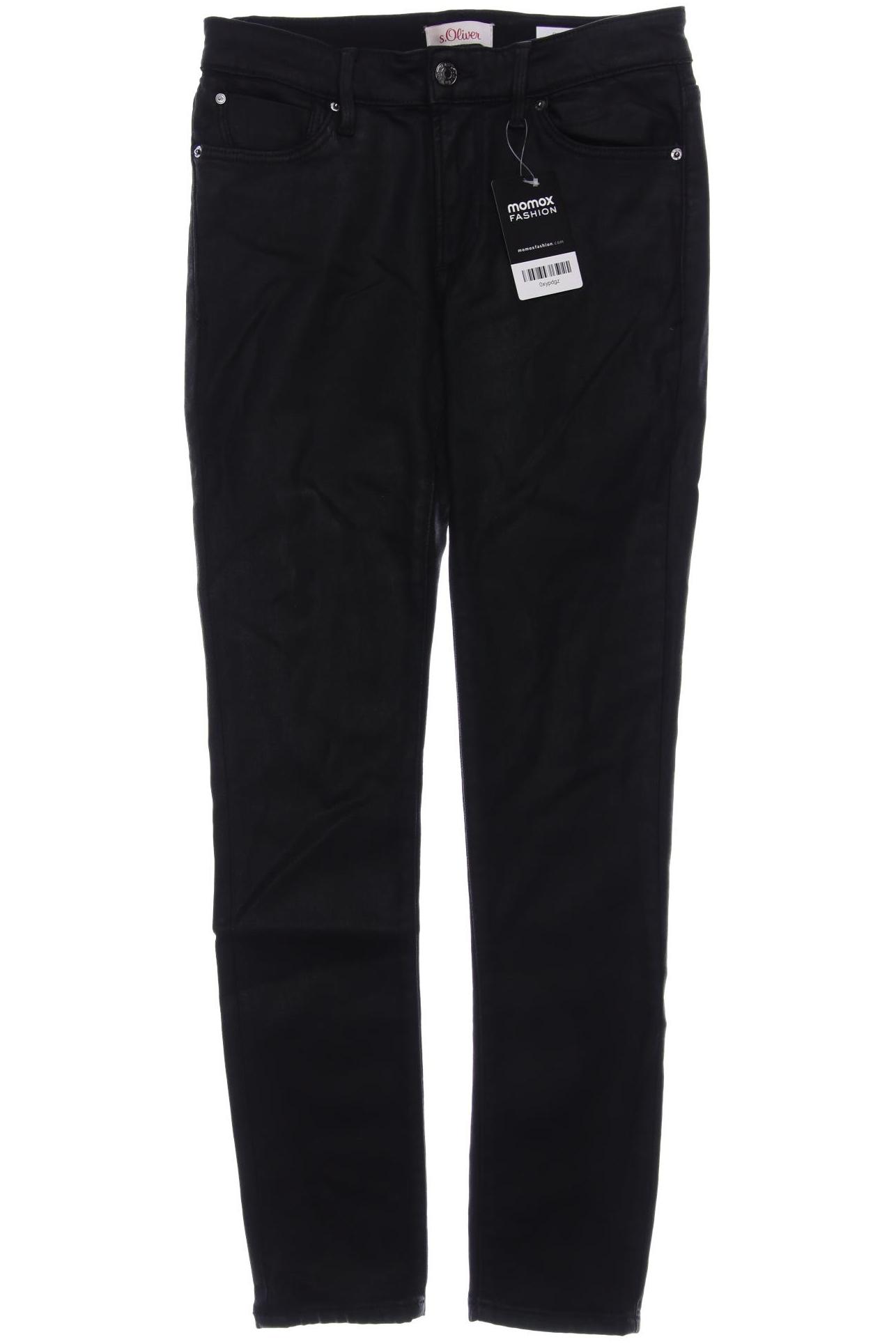 

s.Oliver Damen Jeans, schwarz