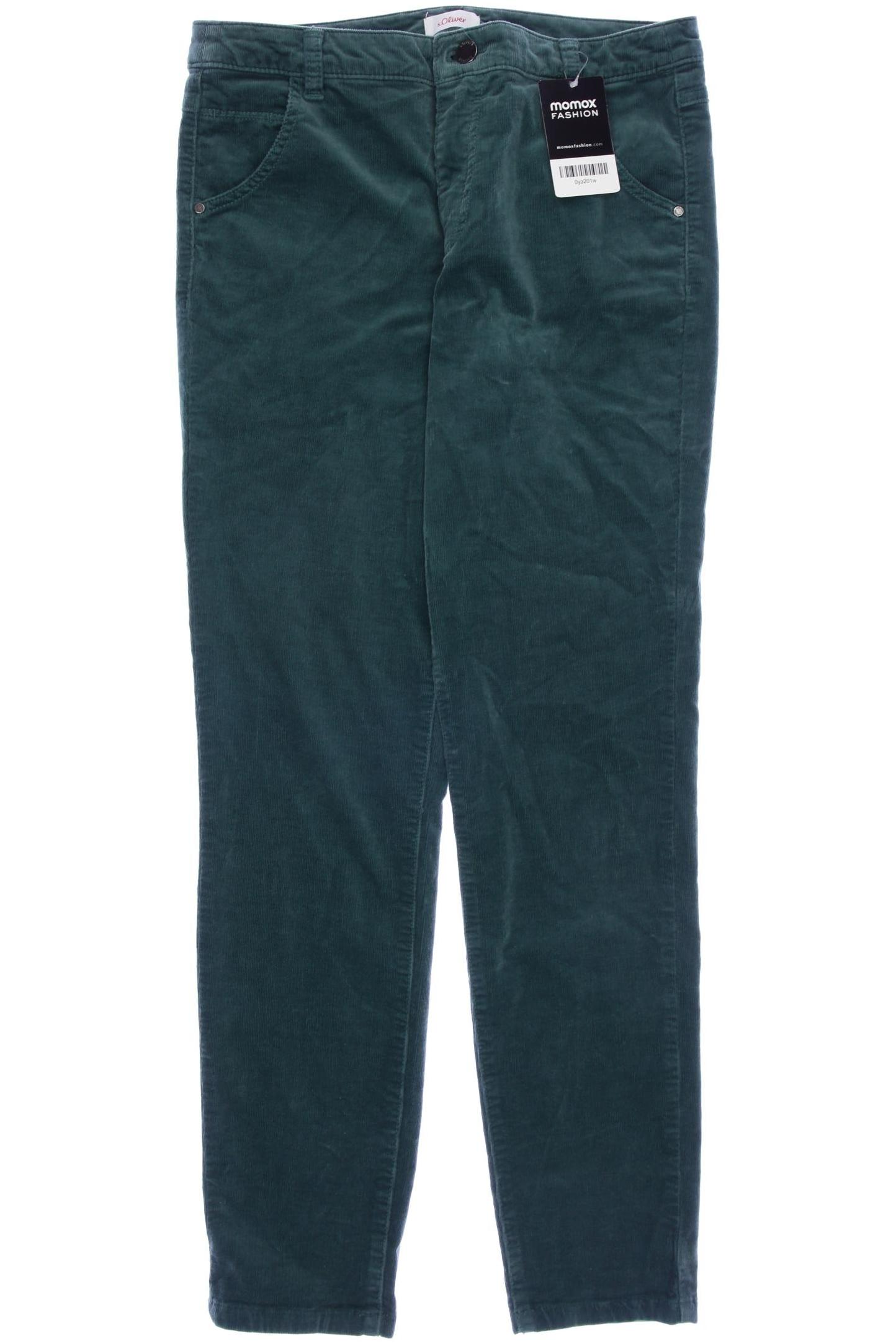 

s.Oliver Damen Stoffhose, grün, Gr. 38