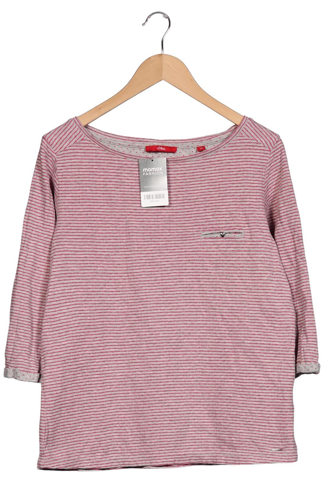 

s.Oliver Damen Langarmshirt, mehrfarbig, Gr. 40