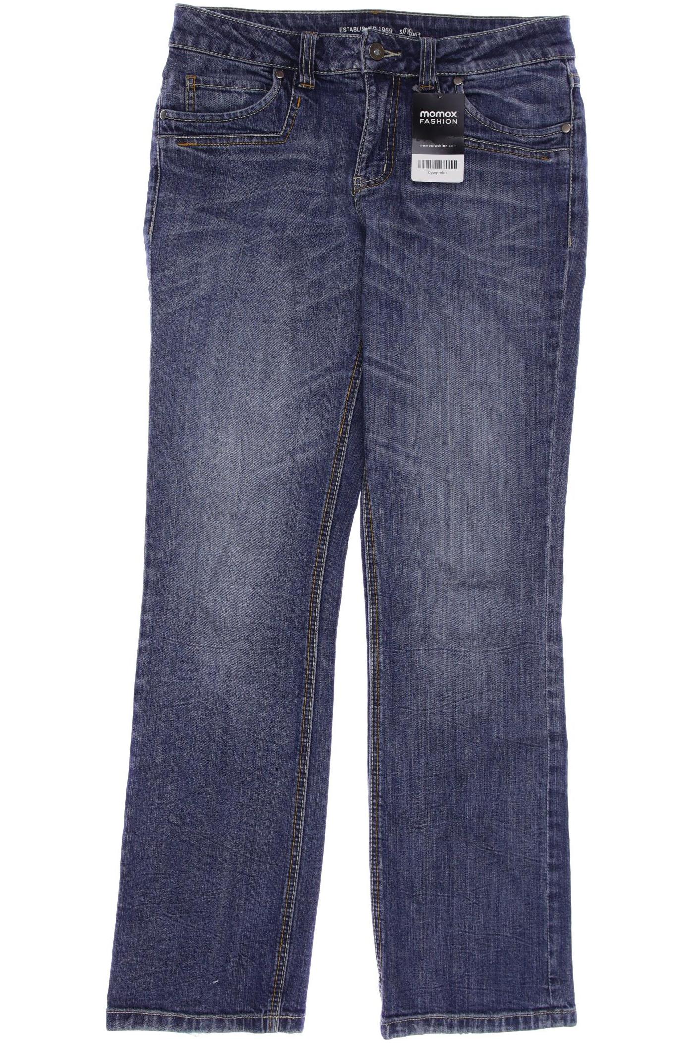

s.Oliver Damen Jeans, marineblau