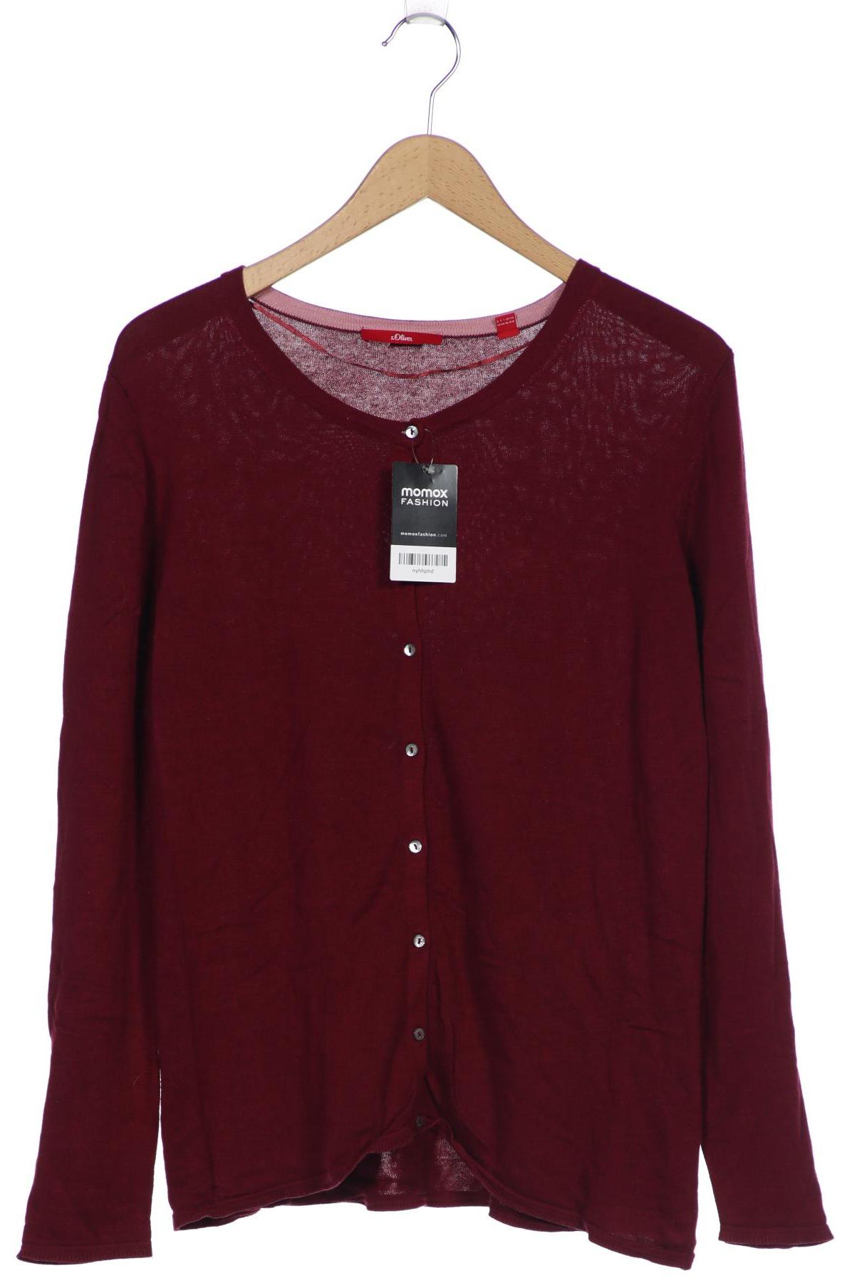 

s.Oliver Damen Strickjacke, bordeaux, Gr. 42