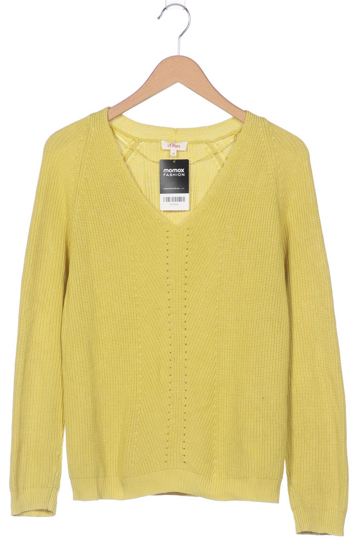 

s.Oliver Damen Pullover, gelb, Gr. 38