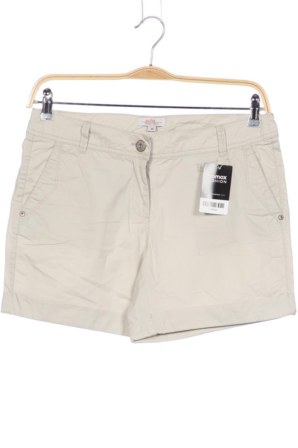 

s.Oliver Damen Shorts, beige, Gr. 38