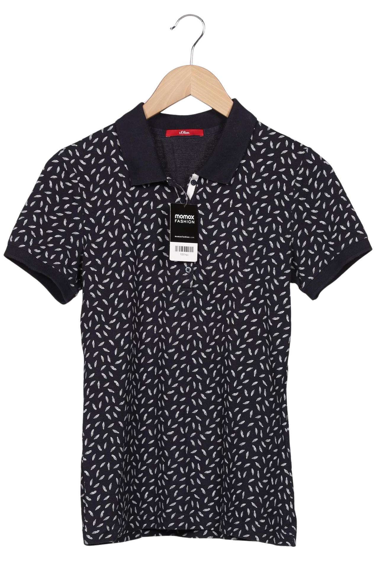 Thumbnail - s.Oliver Damen Poloshirt, marineblau, Gr. 38