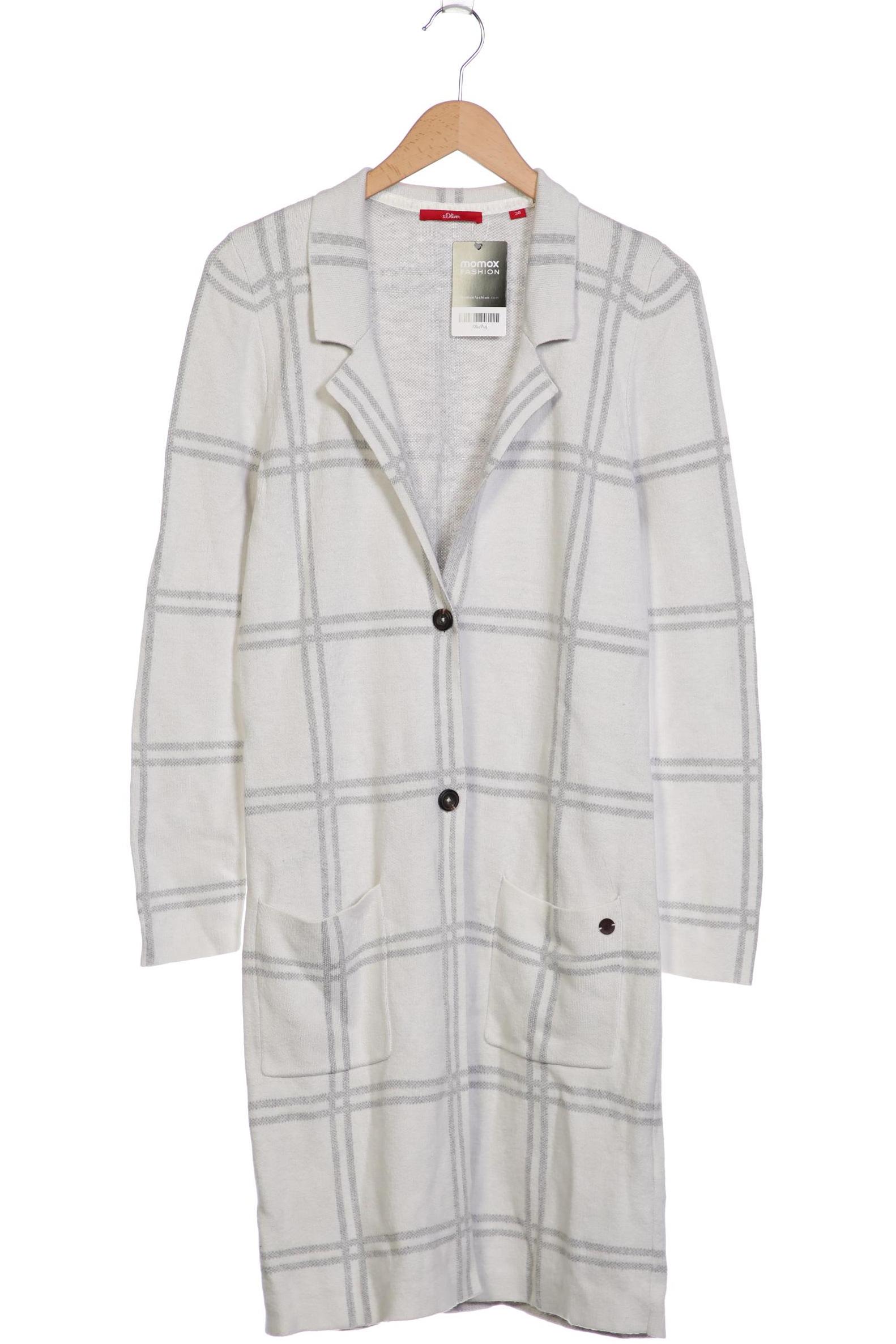 

s.Oliver Damen Strickjacke, grau, Gr. 38