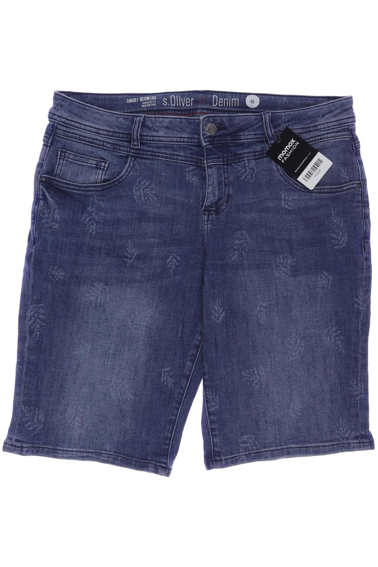 

s.Oliver Damen Shorts, blau, Gr. 40